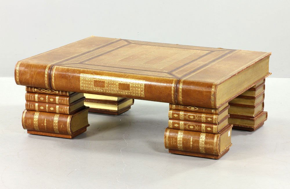 Maitland Smith Leatherbound Coffee Table (1 of 8)