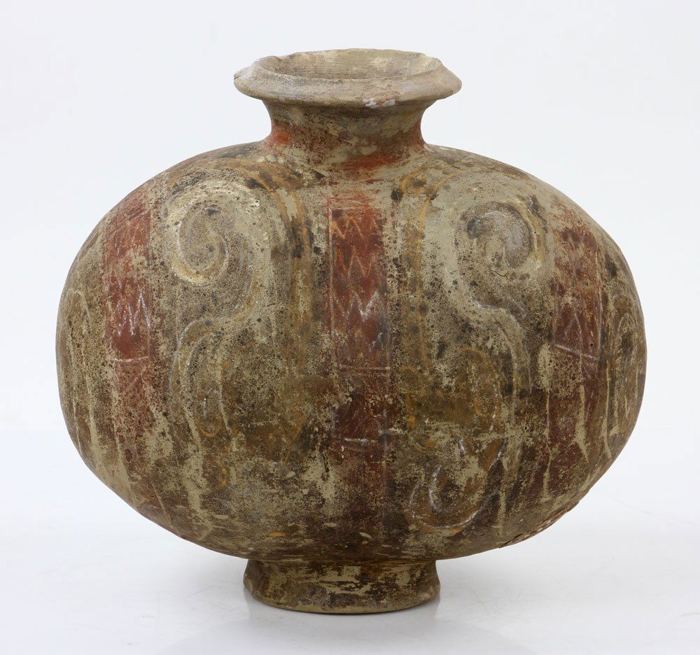 Chinese Han Dynasty Cocoon Jar (1 of 10)