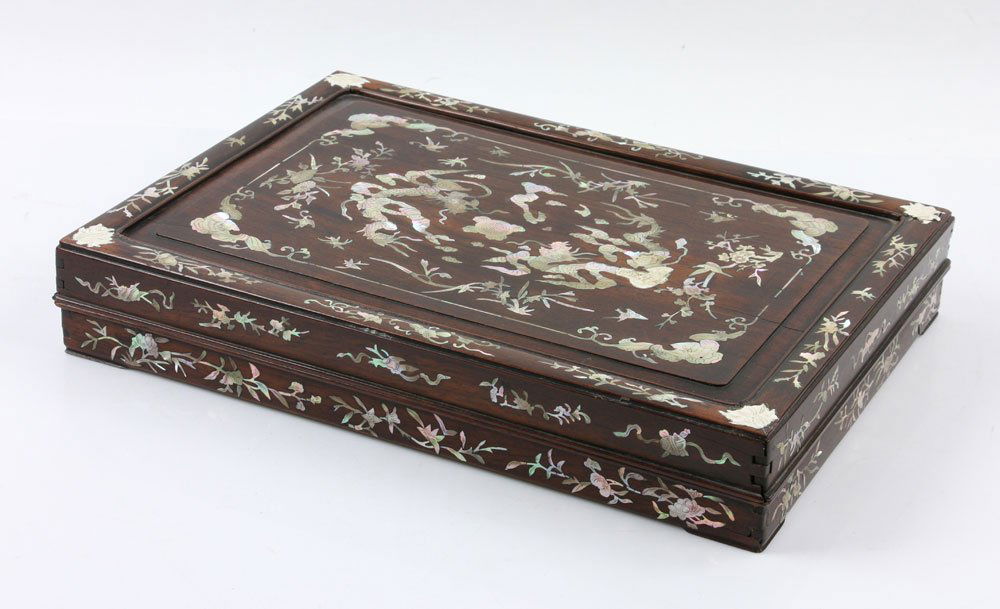 Chinese Mother of Pearl Inlay Box (1 of 10)