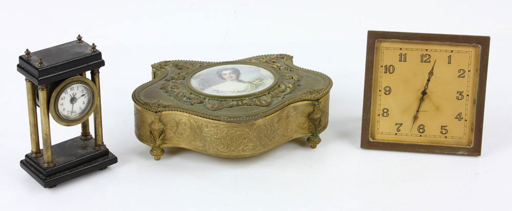 Two Clocks and Brass Box (1 of 10)