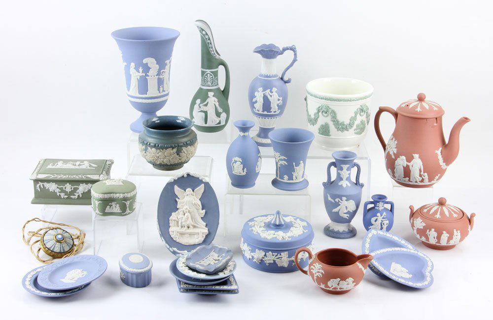 Large Lot of Wedgwood Jasperware (1 of 10)