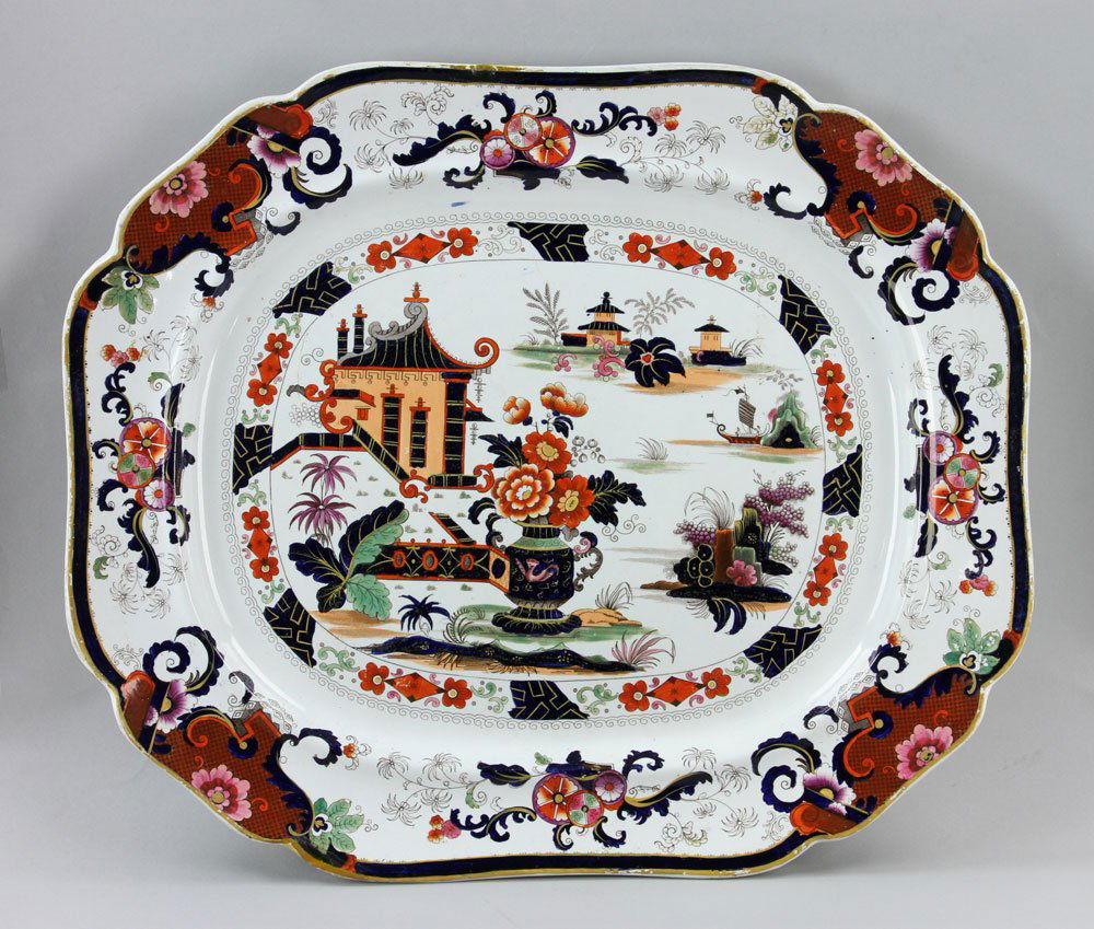 English Stone China Turkey Platter (1 of 8)