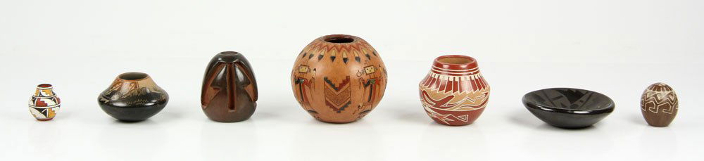 7 Native American Pottery Items (1 of 9)