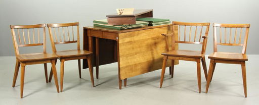 H Willett Cherry Wood Dining Set Jan 29 2017 Kaminski Auctions In Ma