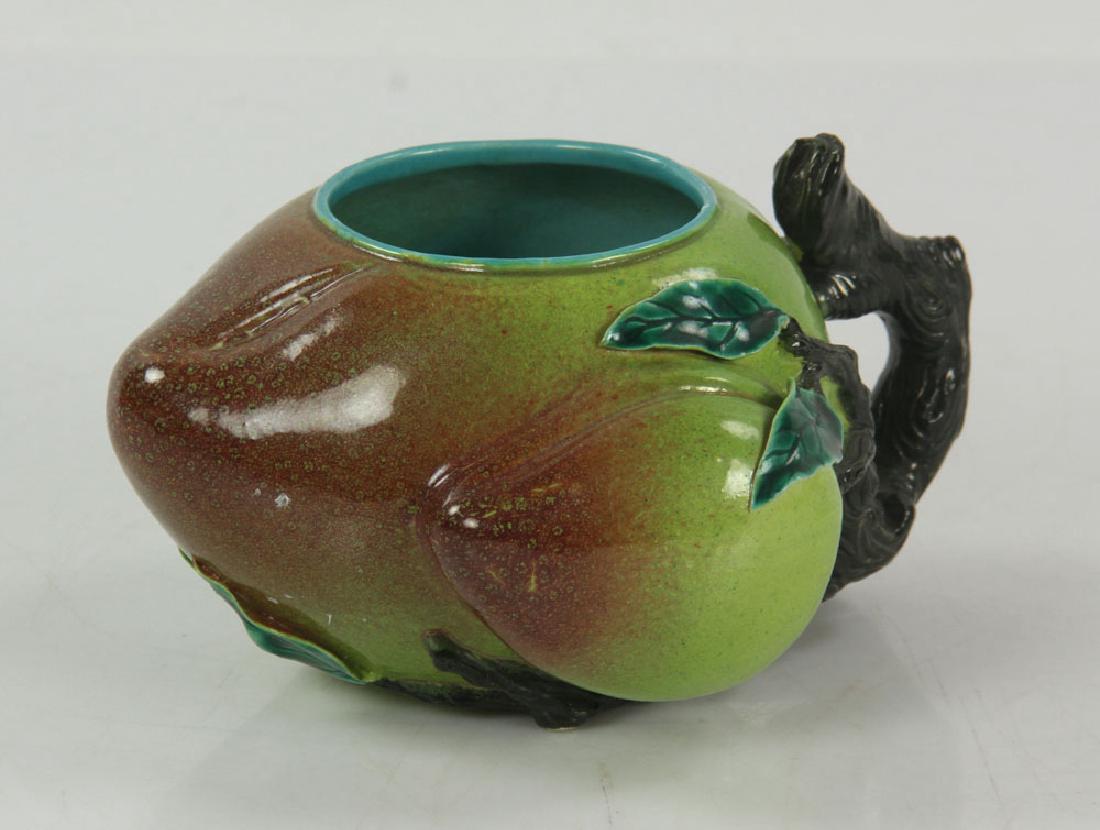 Chinese Brush Washer: Chinese peach form brush washer, marked on base. Provenance: From a California collection.