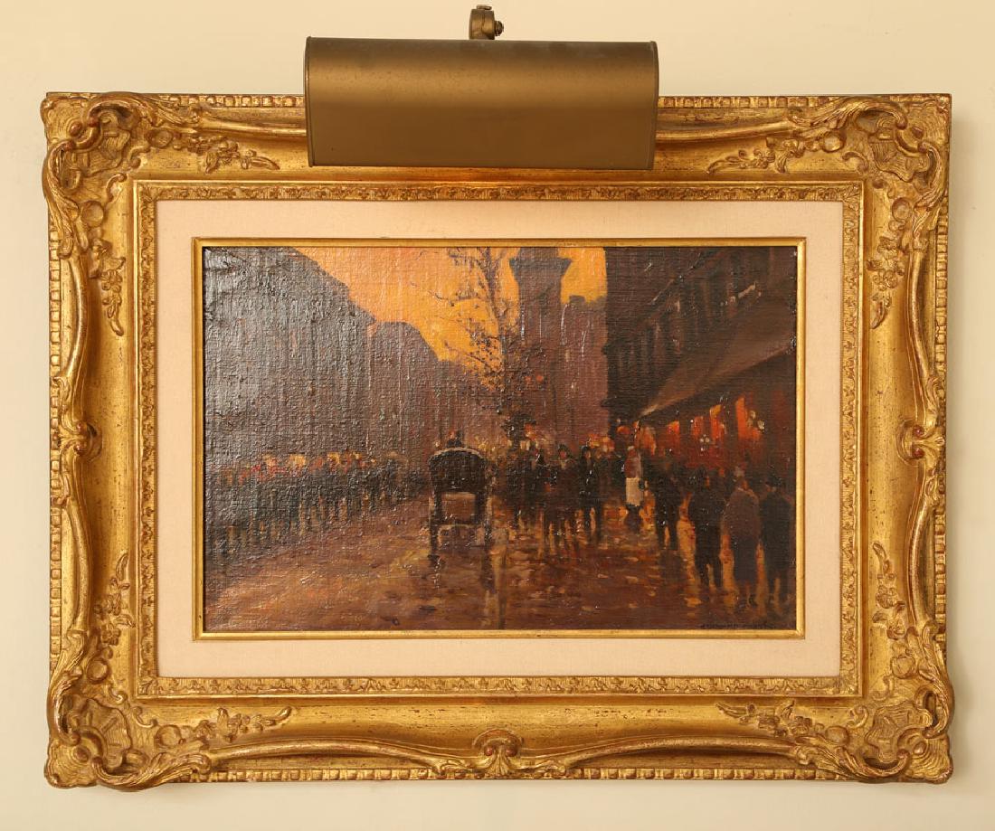 Cortes, Paris Street Scene, Oil (1 of 5)