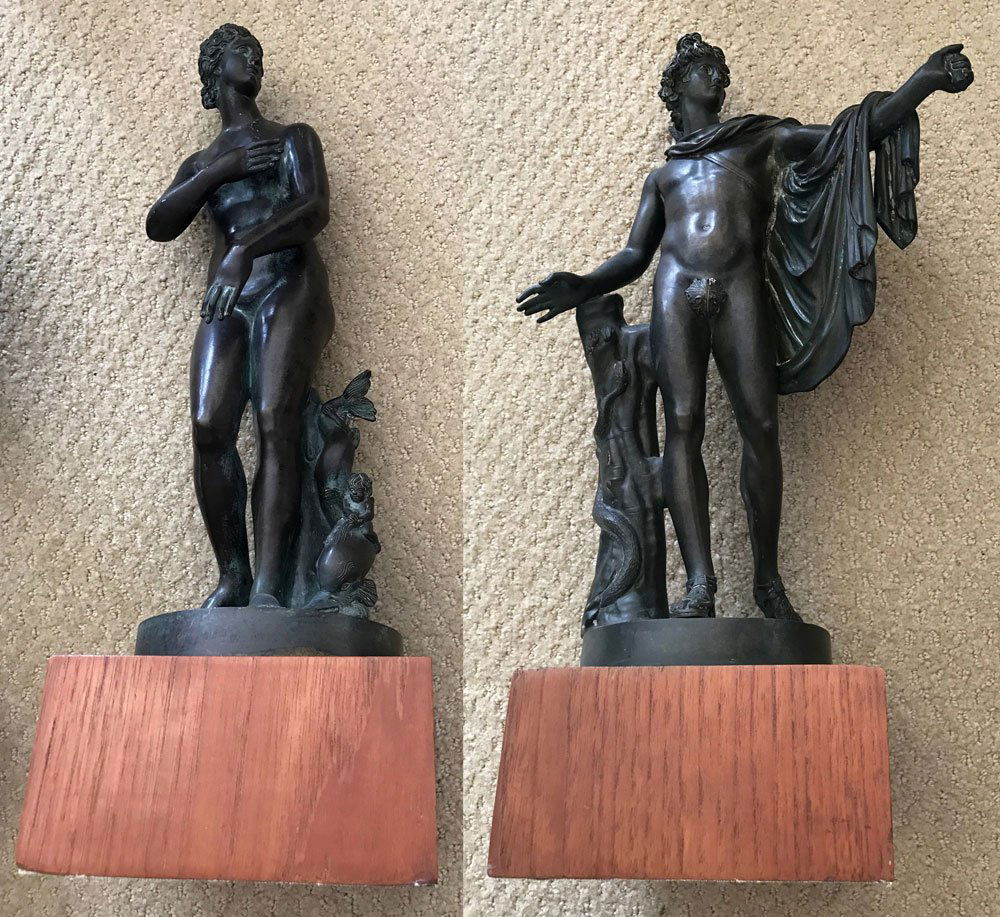 Two 19th C. Italian Grand Tour Classical Sculptures (1 of 6)