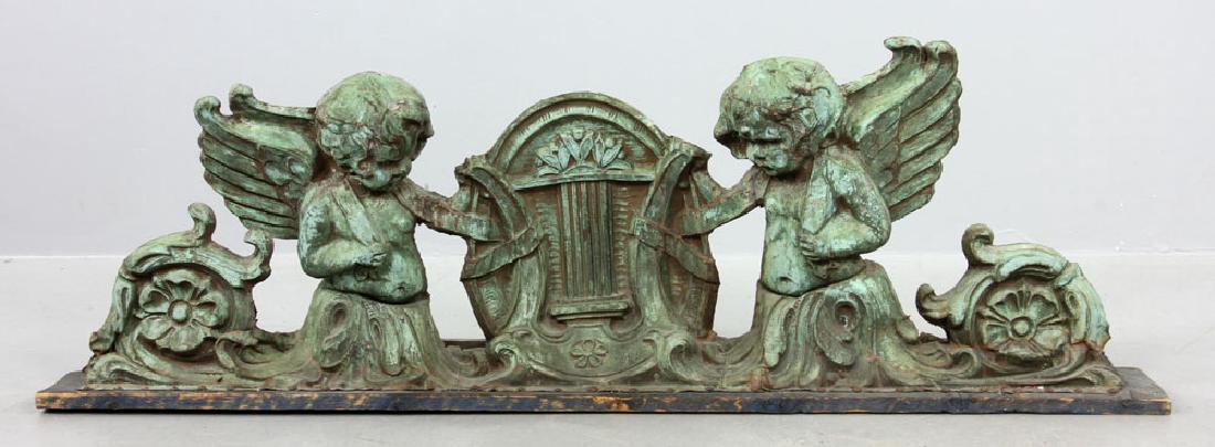 19th C. Copper Embossed Architectural Element (1 of 7)