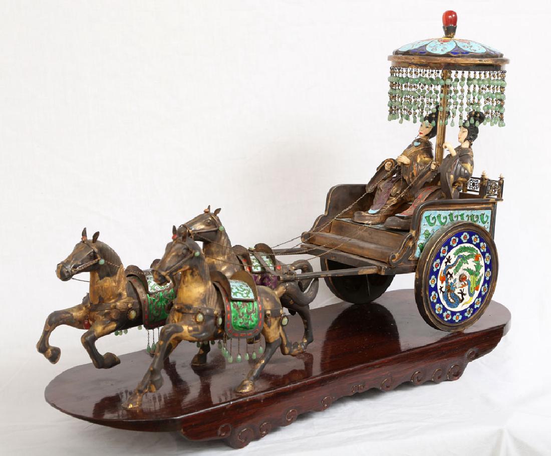 Miniature Sterling Ceremonial Carriage (1 of 11)