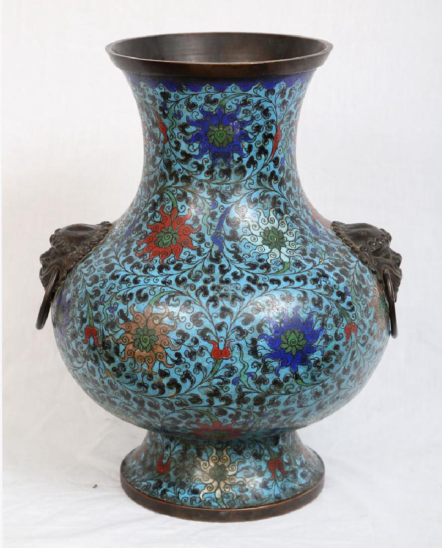 Chinese Ming Cloisonne Vase (1 of 7)