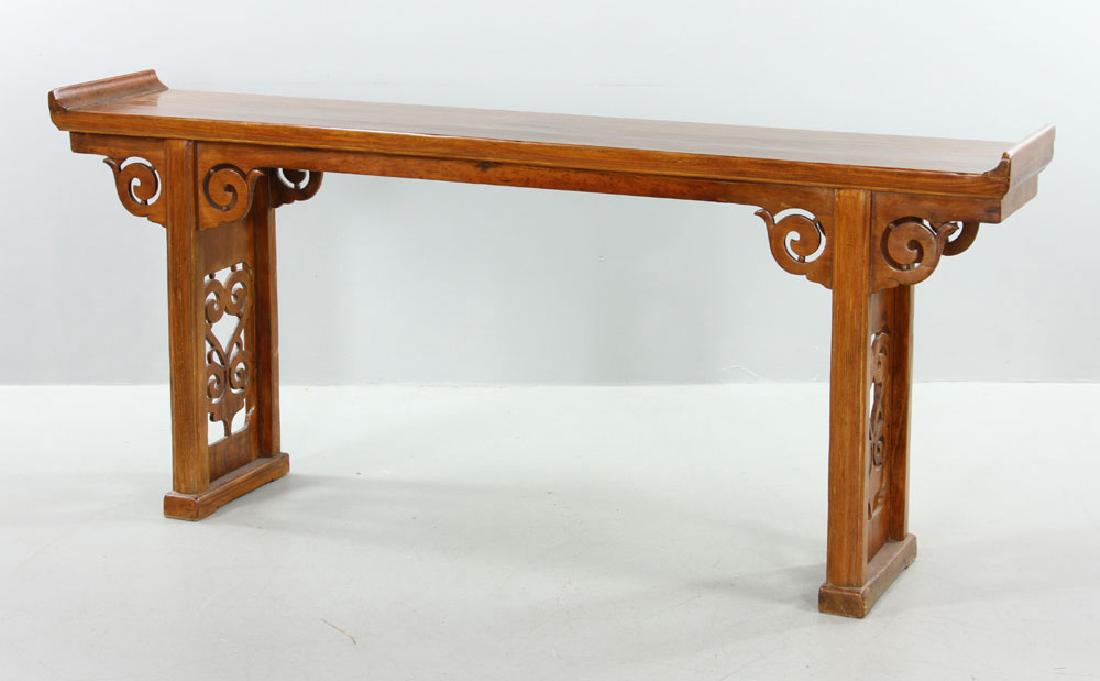 18th C. Chinese Elm Altar Table (1 of 8)