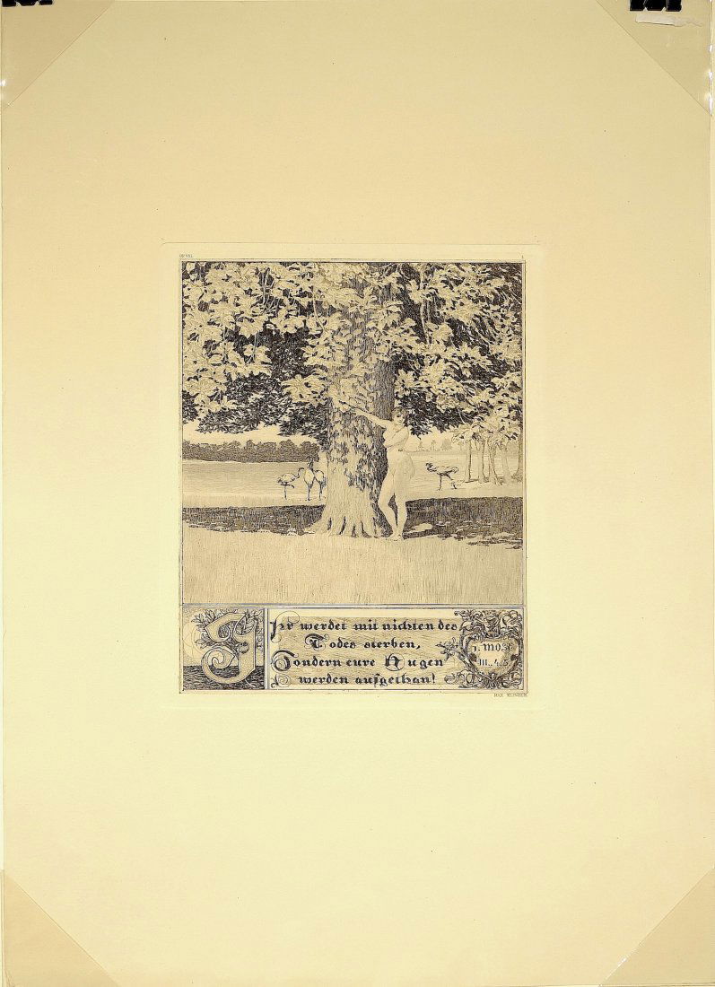 Max KLINGER - Prefazio I (Preface I): Max KLINGER (German, 1857-1920) Prefazio I (Preface I). Etching and engraving. 1880-4; this impression printed 1920. 11-1/2 x 9-3/4 inches.