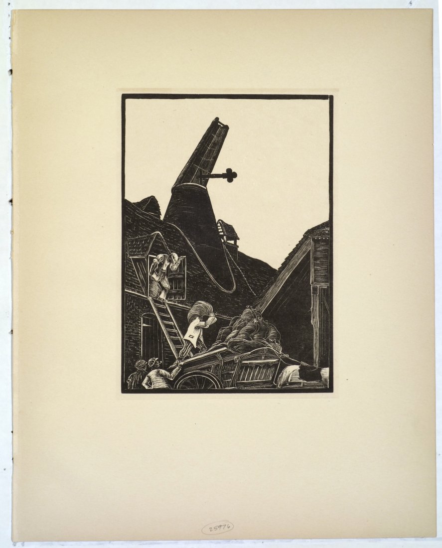 Clare LEIGHTON - 5 rural subjects: Clare LEIGHTON (British / American, 1898-1989) 5 Plates from WOODCUTS: EXAMPLES OF THE WORK OF CLARE LEIGHTON. Wood engravings on thin tissue. Blocks: 1920s; these impressions all from the 1930 printi