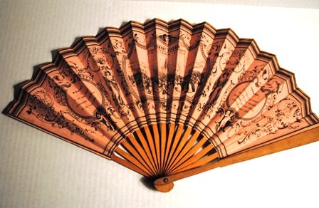 THE HIGHLY ELUSIVE ROBERT HOUDIN FAN MINT!: These were souvenirs handed out to the ladies at The Robert Houdin Theater in the 1870's. Extremely rare and highly sought after. Here's a perfect example which makes it even rarer!