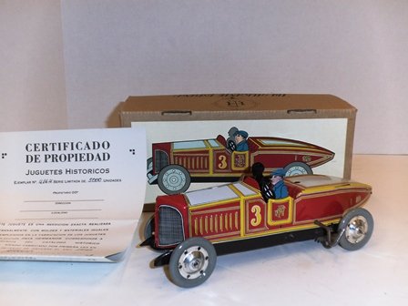 TWO PAYA RACE CARDS MINT IN BOX REPLICAS: In the original boxes with numbered certificates