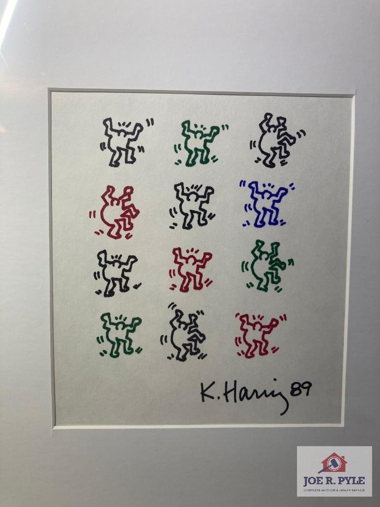 Drawing by Keith Haring 1989 (1 of 2)