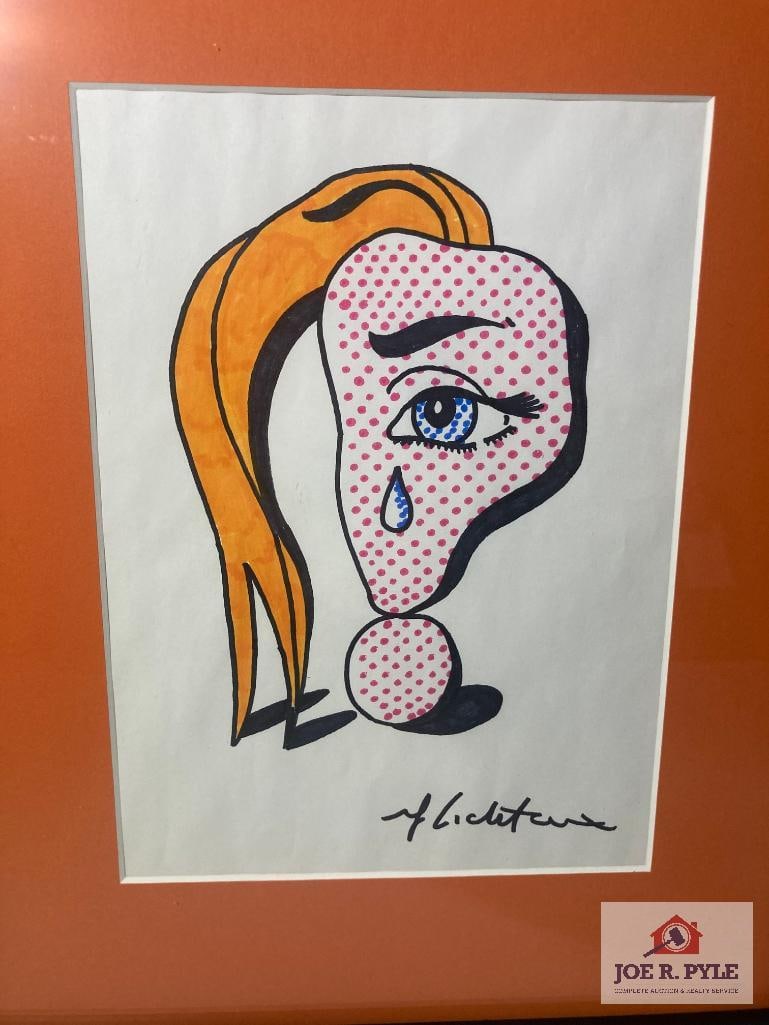 Drawing by Roy Lichtenstein (1 of 3)