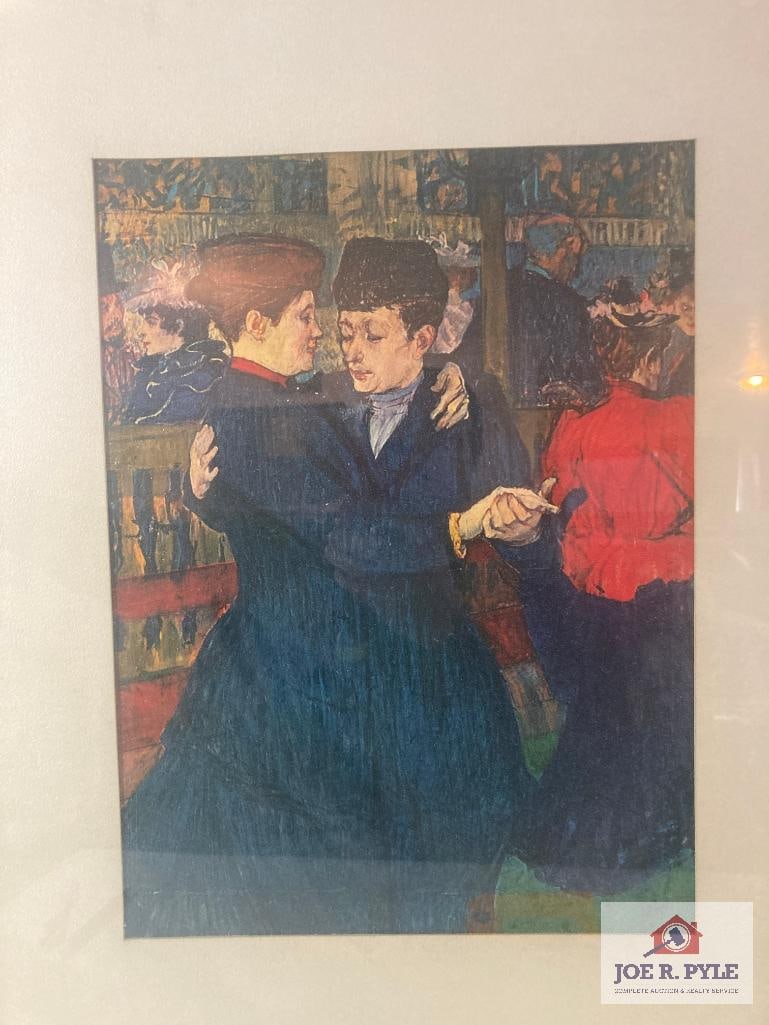 Toulouse-Lautrec 'Two women Waltzing': 11 x 15