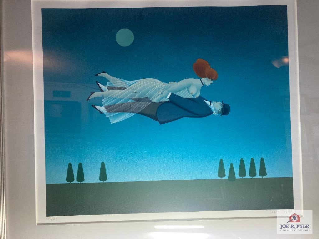 Jan Balet print: Signed; LE 164/300; 21 x 24;Framed to 30 x 32