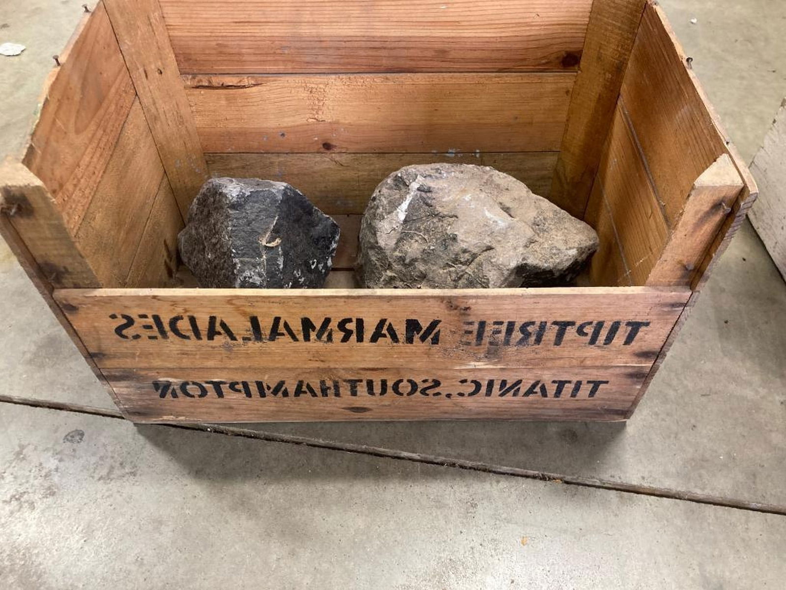 1997 "Titanic" 1 Crate Movie Prop COA (1 of 3)