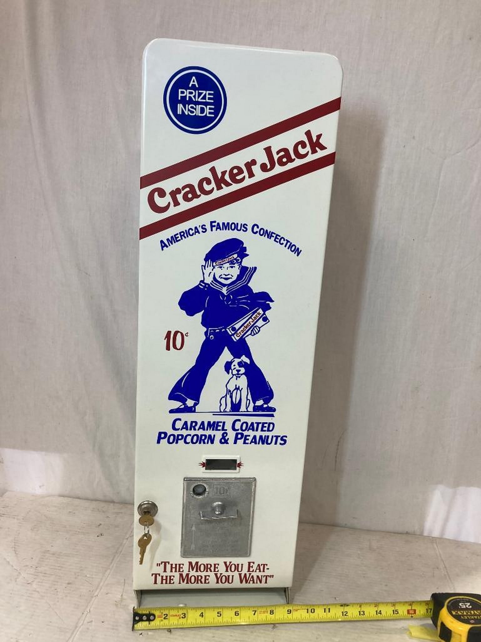 1960's "Cracker Jack" Vending Machine: 1960's "Cracker Jack" Vending Machine