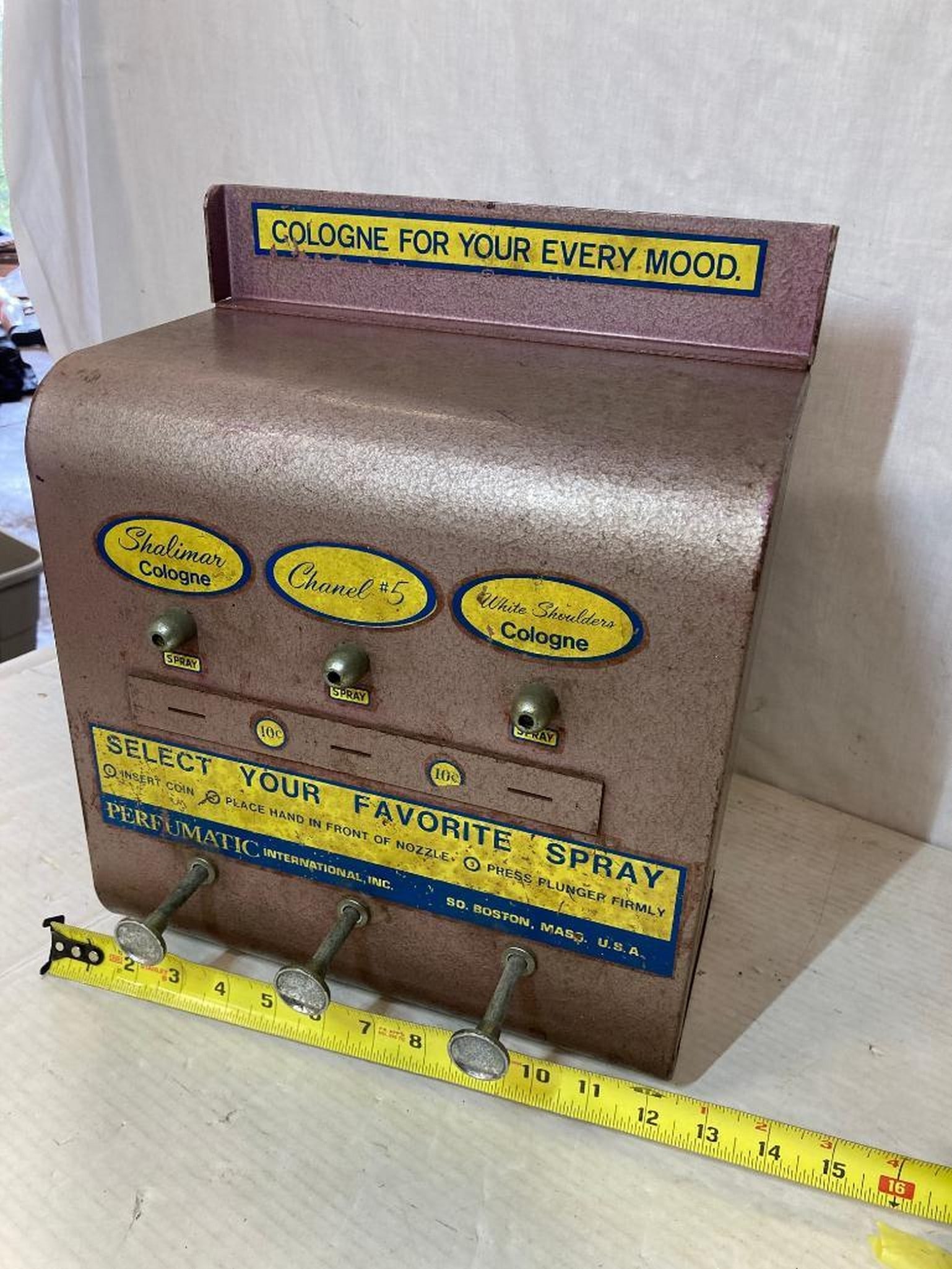 1920's "Perfumatic International" Perfume Vending Machine (1 of 3)