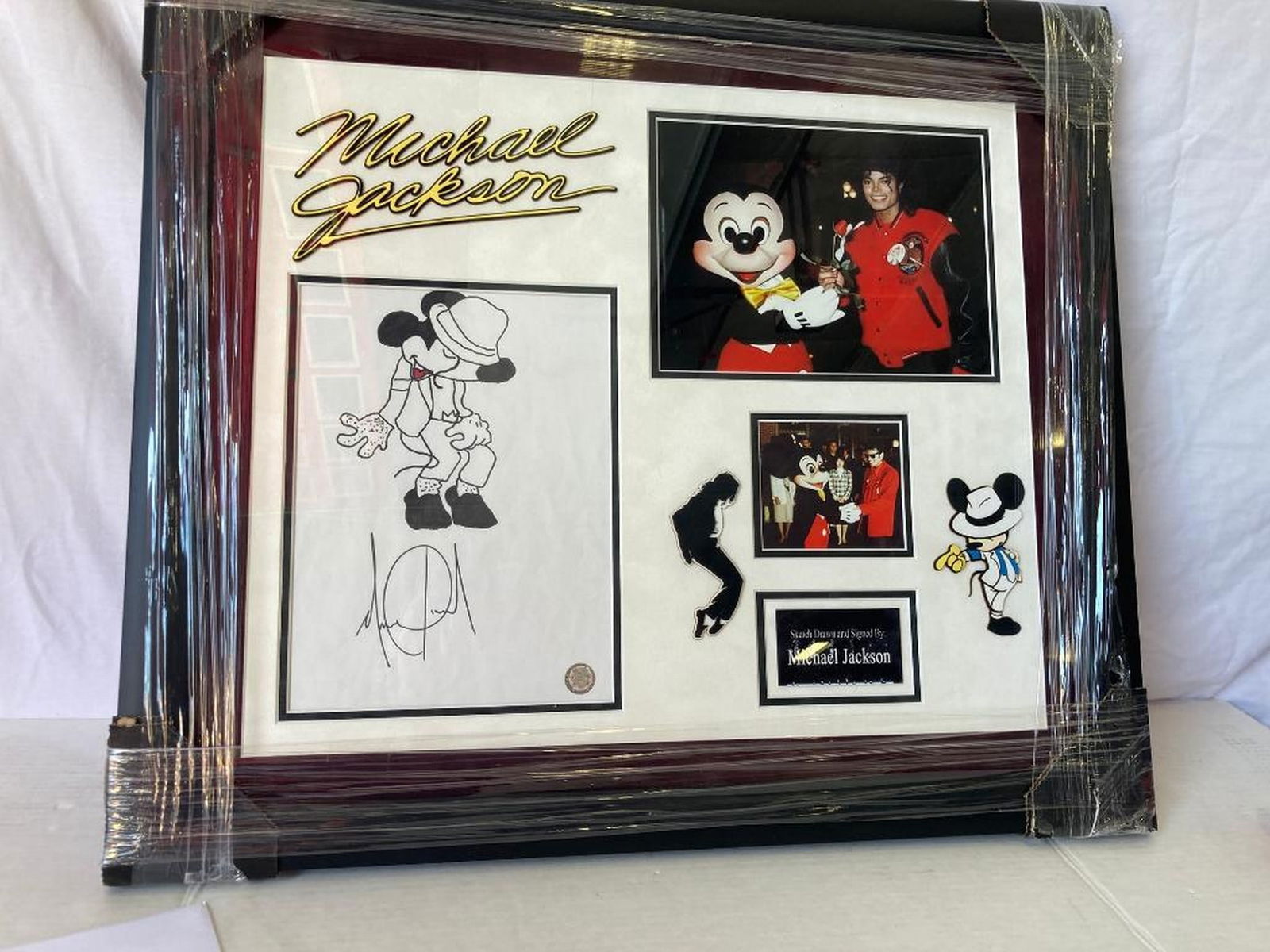 Michael Jackson "Smooth Criminal" Hand Drawn Sketch Photo Frame (1 of 4)