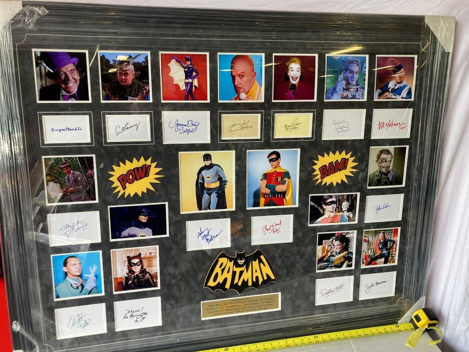 Batman 15 Signature Collage Photo Frame: Batman 15 Signature Collage Photo Frame