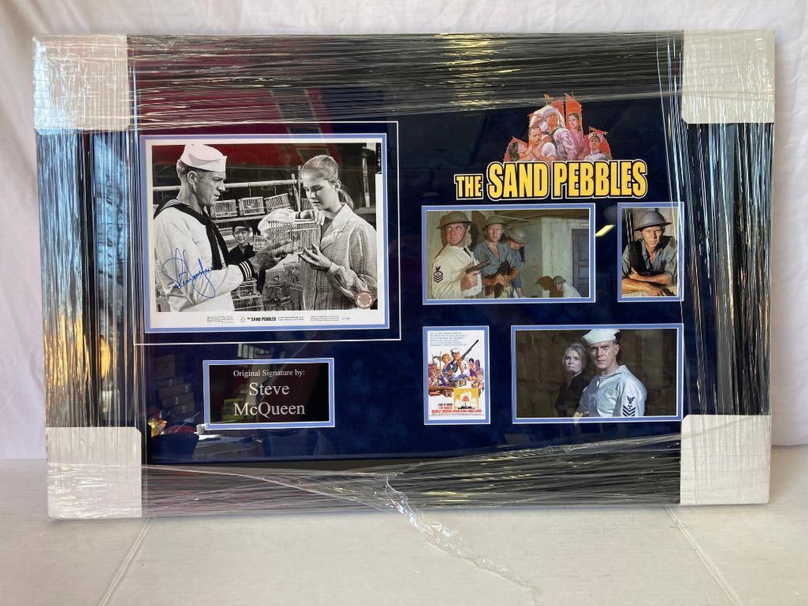 Steve McQueen "The Sand Pebbles" Signed Photo Frame (1 of 3)