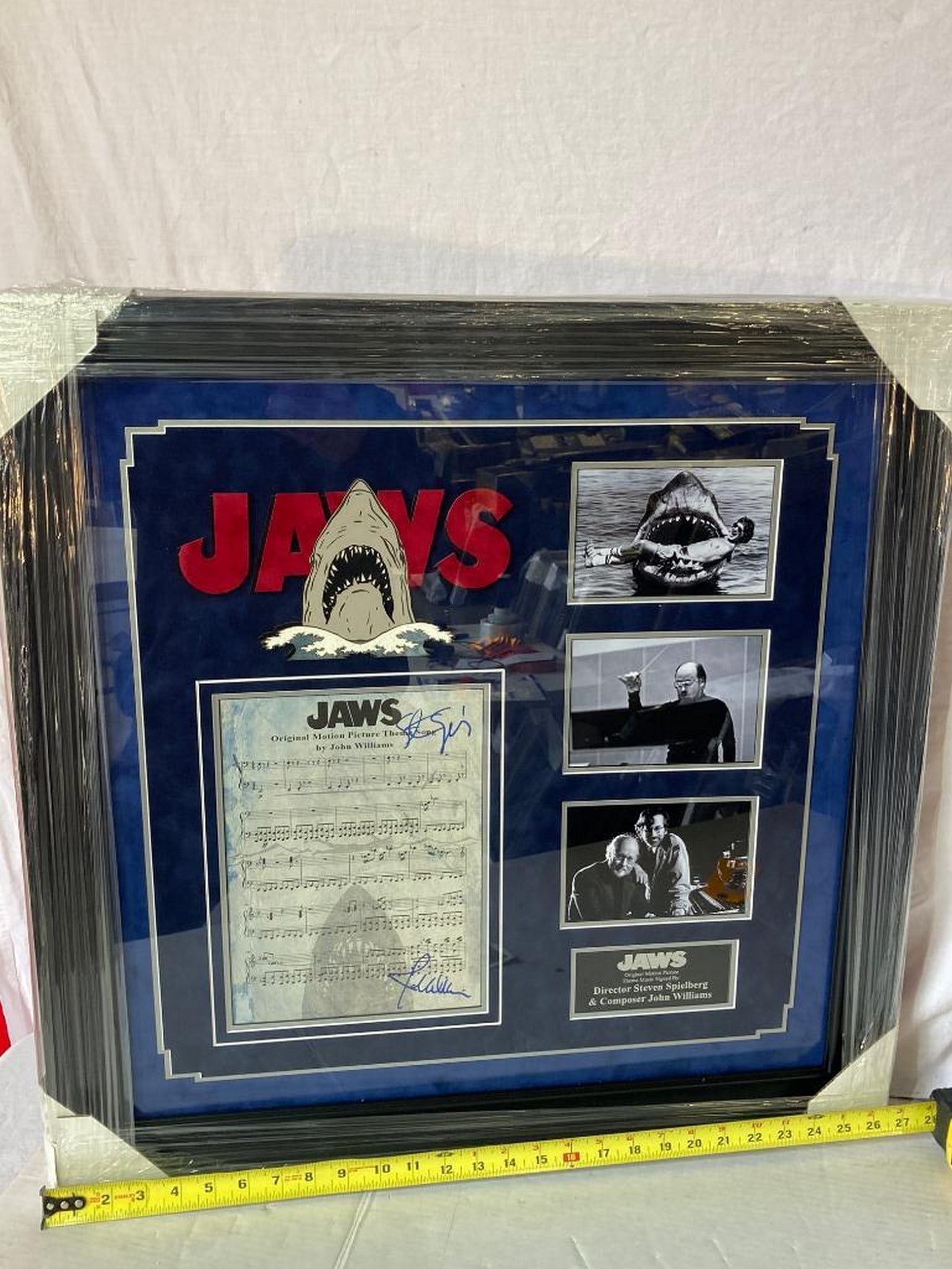 Jaws Spielberg/Williams Signed Photo Frame (1 of 4)