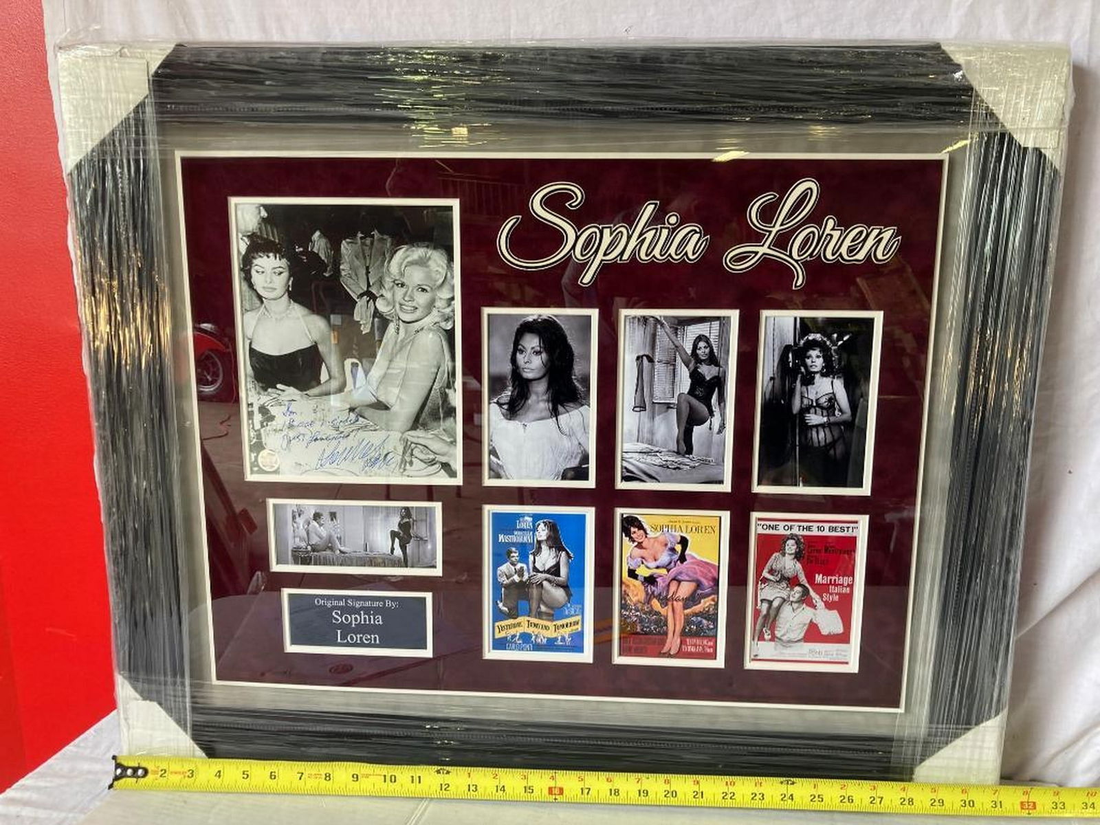 Sophia Loren Signed Photo Frame (1 of 3)