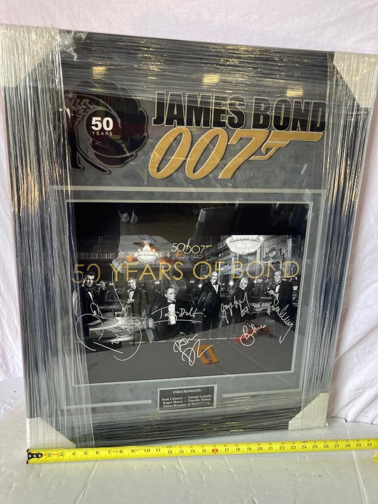 James Bond 007's Signed Photo Frame (1 of 3)