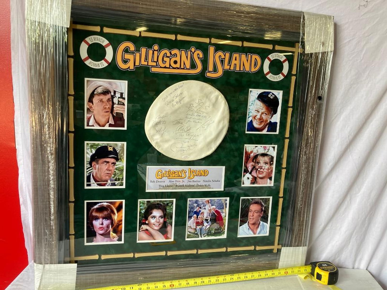 Gilligans Island Signed 7 Cast Cap Photo Frame (1 of 6)