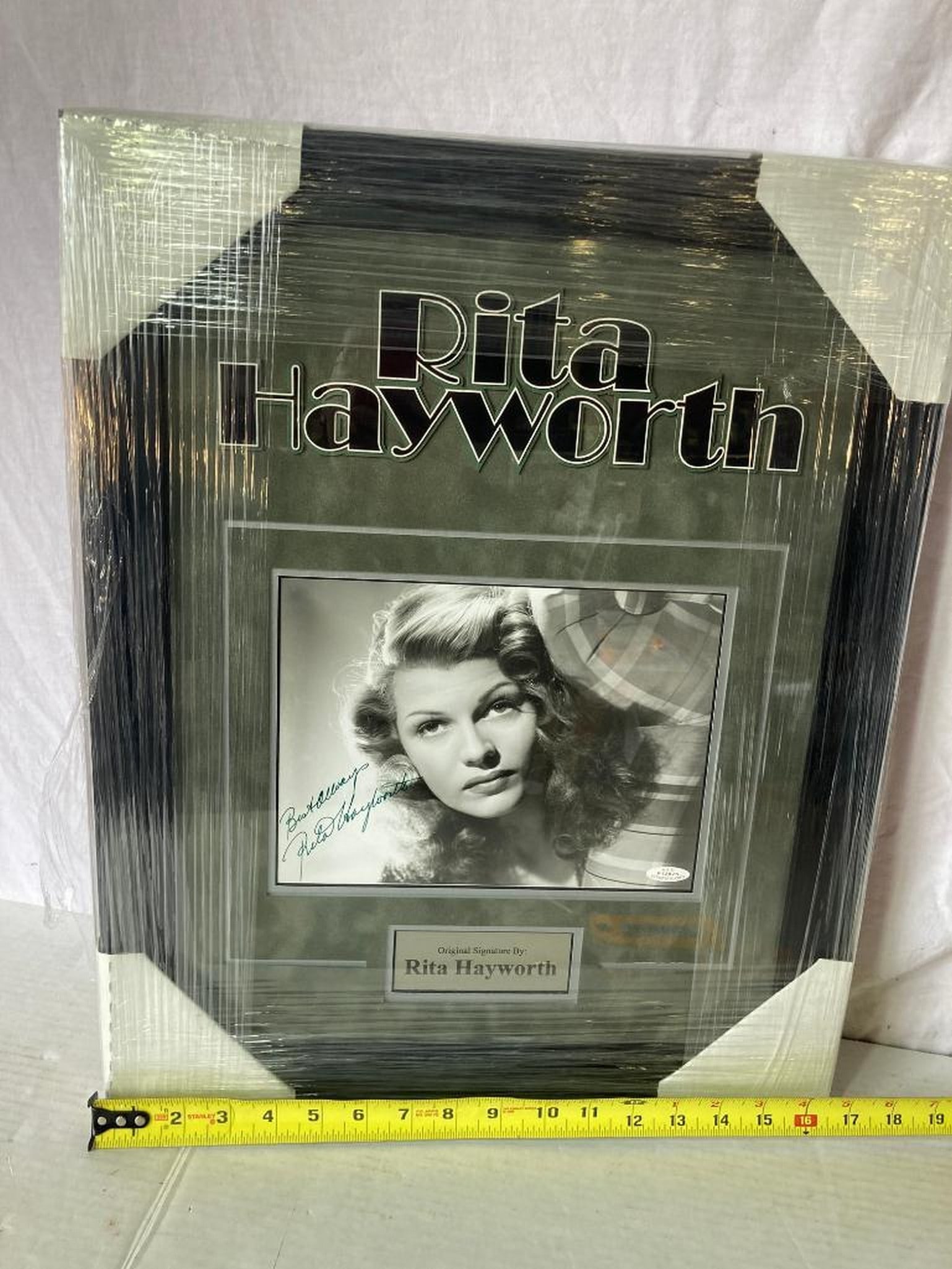 Rita Hayworth Signed Photo Frame (1 of 3)