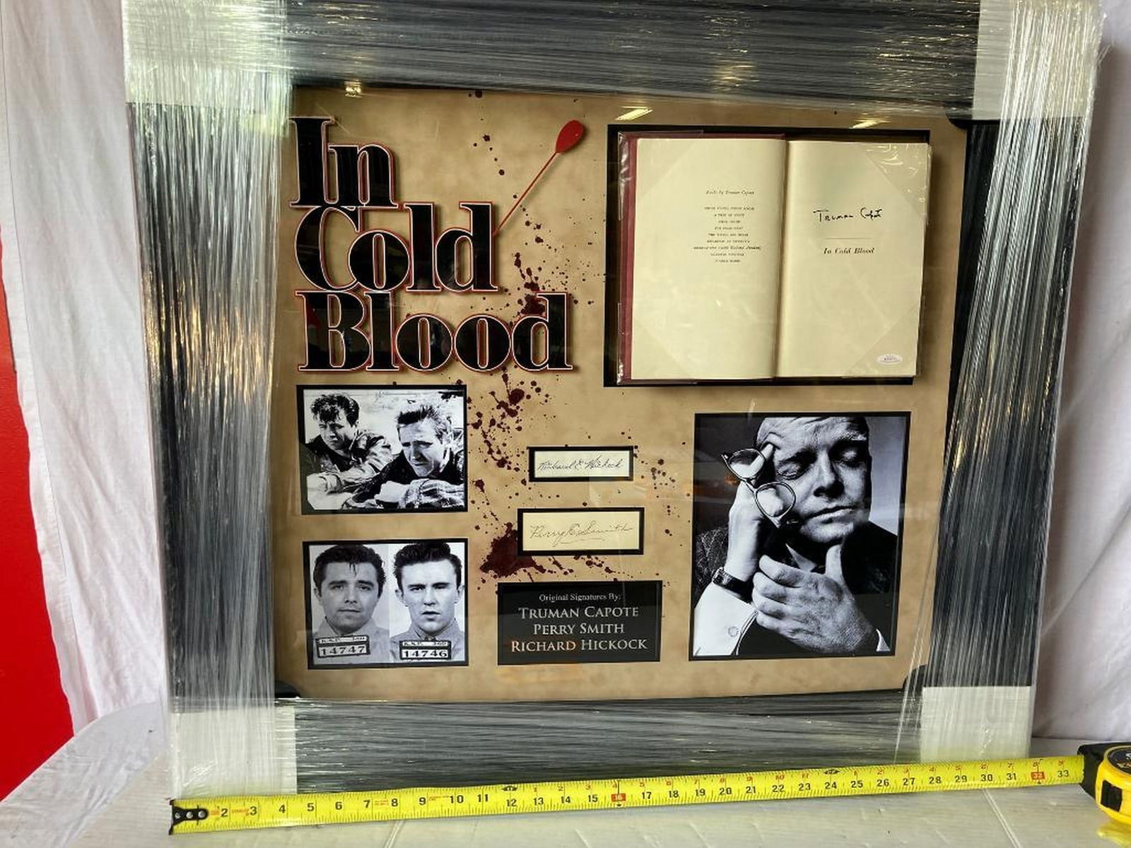In Cold Blood Capote Book Smith/Hickock Signed Cuts Photo Frame (1 of 3)