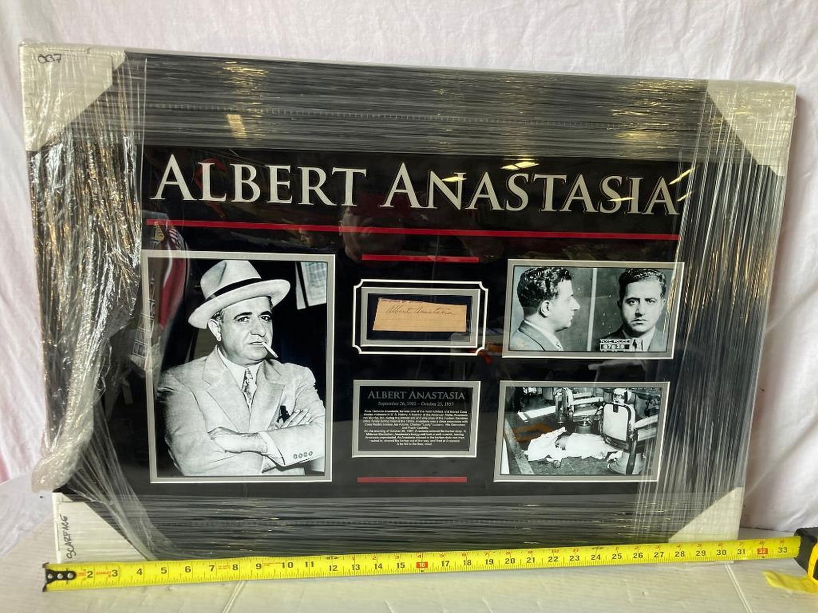 Albert Anastasia Signed Cut Photo Frame (1 of 3)