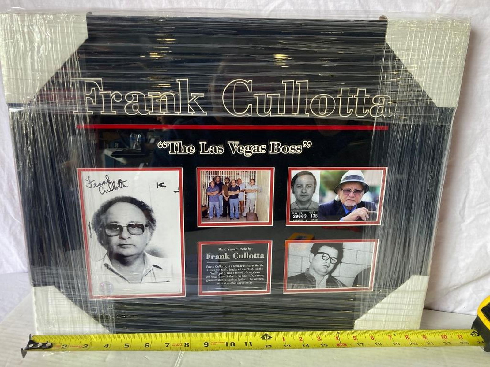 Frank Cullotta "Casino" Signed Cut Photo Frame (1 of 3)