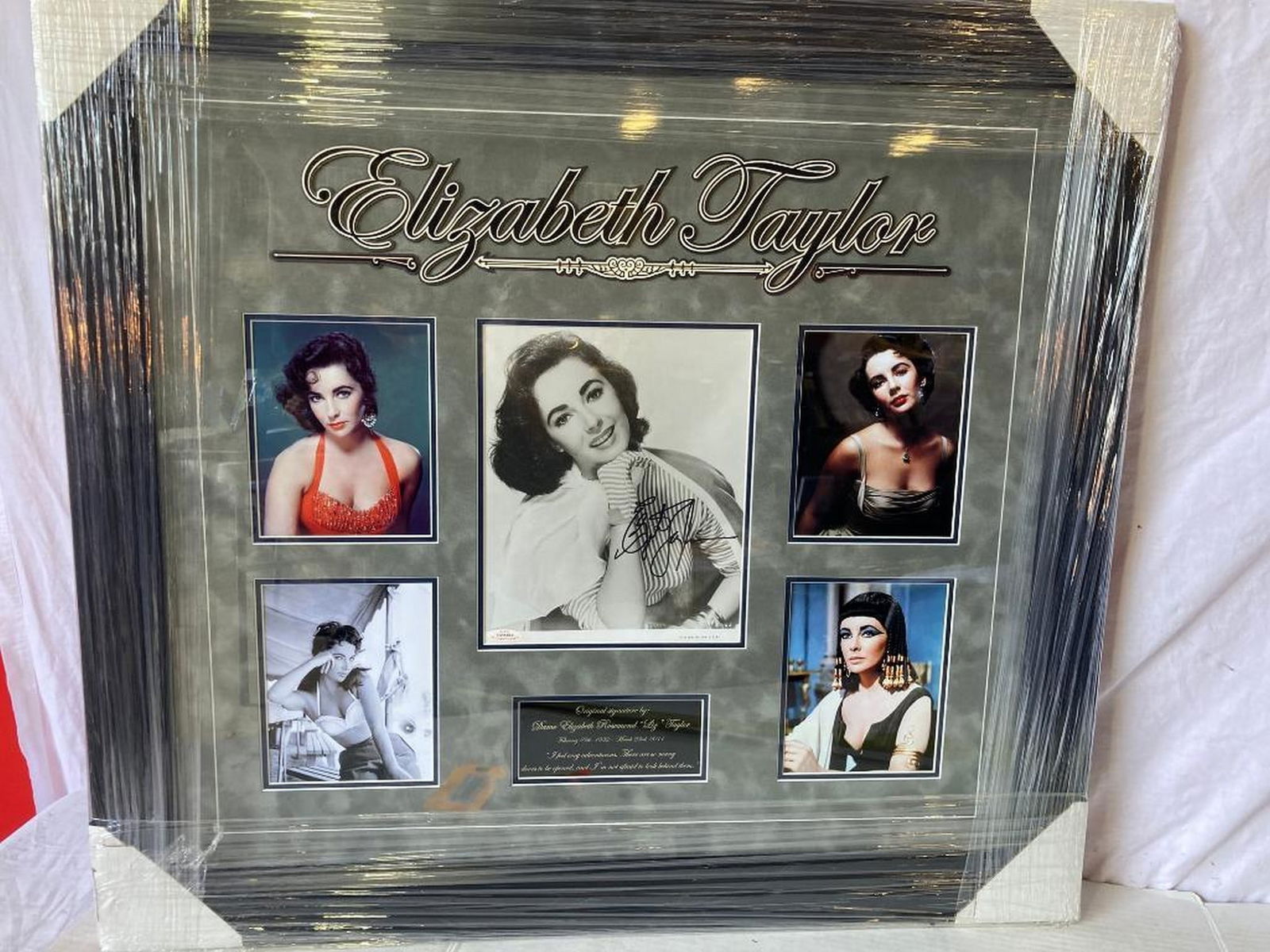 Elizabeth Taylor B/W 8X10 Collage Photo Frame (1 of 3)