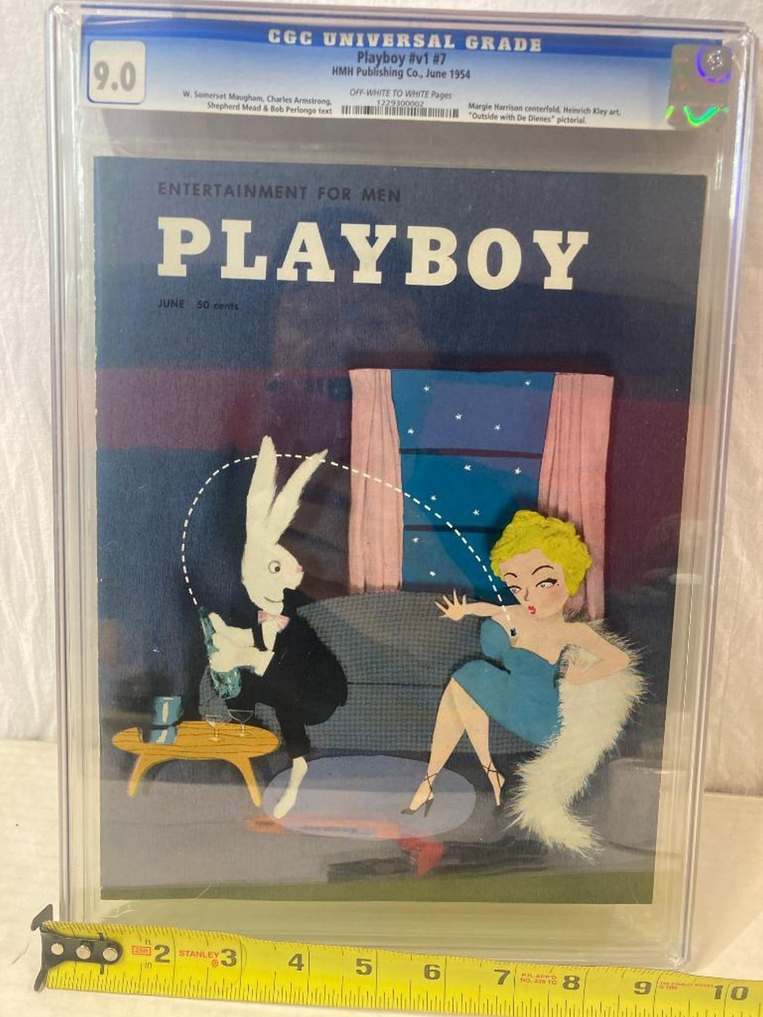 June 1954 "Playboy" Magazine CGC 9.0: June 1954 "Playboy" Magazine CGC 9.0