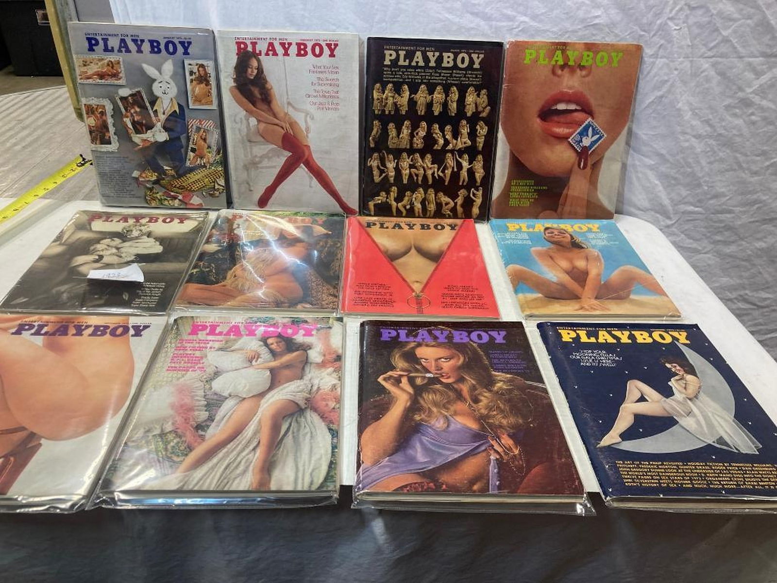 1973 Playboy Magazines complete set of 12 (1 of 5)
