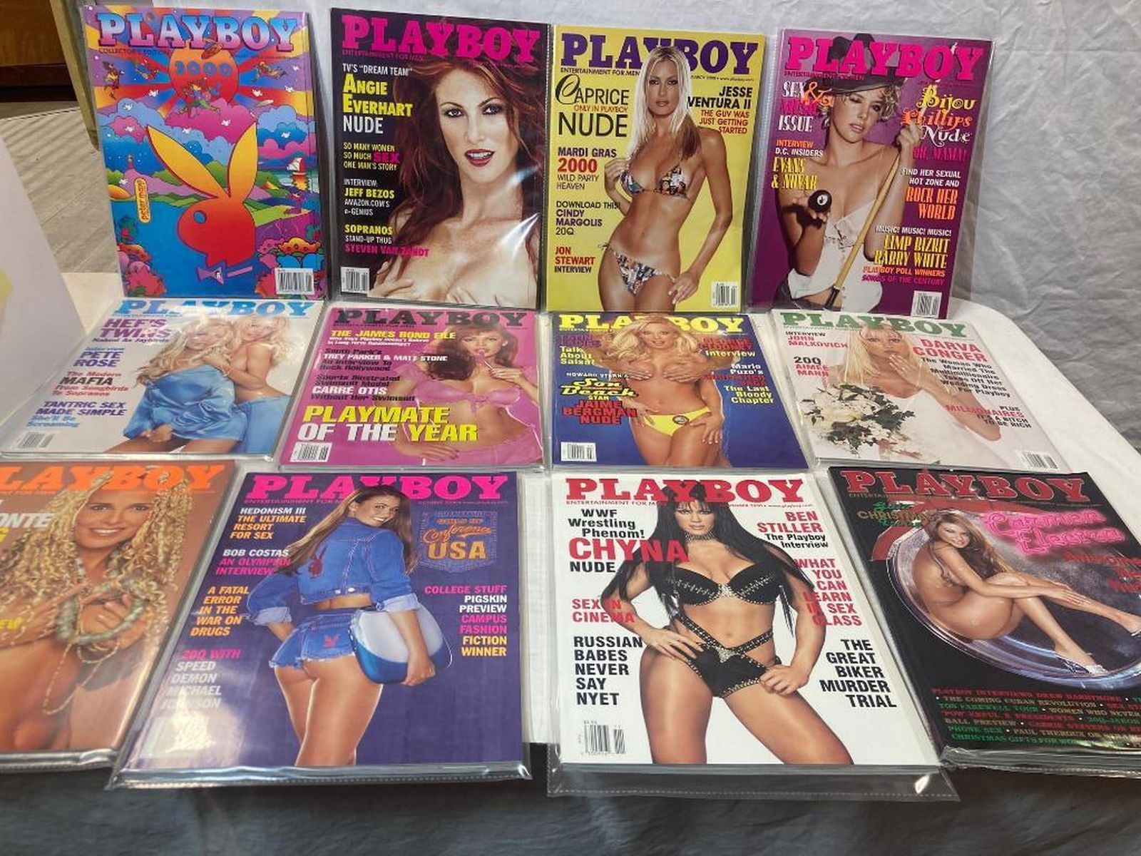 2000 Playboy Magazines complete set of 12 (1 of 5)