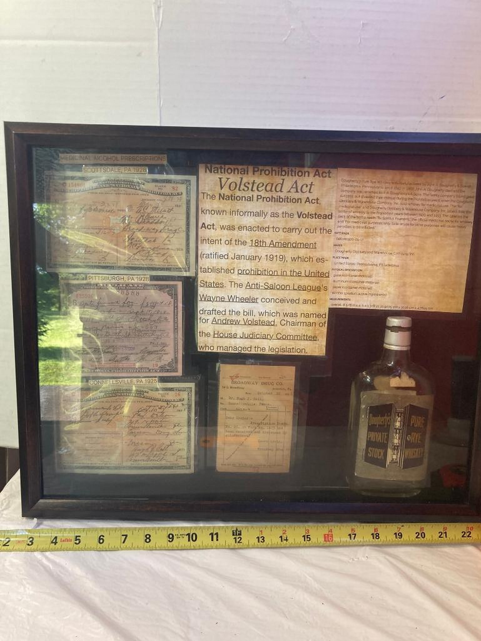 Volstead National Prohibition Act Medicial Medicinal Alcohol Prescritions: Volstead National Prohibition Act Medicial Medicinal Alcohol Prescritions