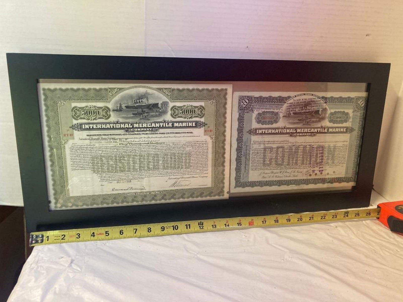 1906 "$5000 Olive Titanic Bond #49": 1906 "$5000 Olive Titanic Bond #49"