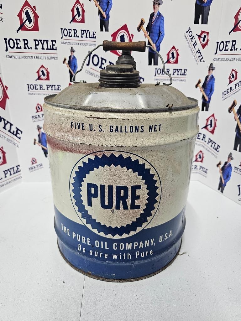 Pure 5 Gallon Oil Can: Pure 5 Gallon Oil Can