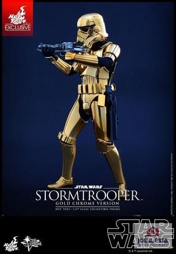 Hot Toys MMS364 "SW: Stormtrooper Gold Chrome" Action Figure: Hot Toys MMS364 "SW: Stormtrooper Gold Chrome" Action Figure