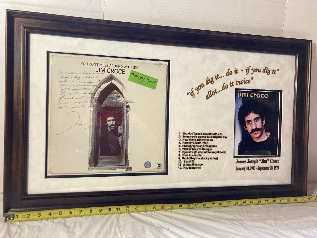 Jim Croce Signed Album and Lyrics (1 of 4)