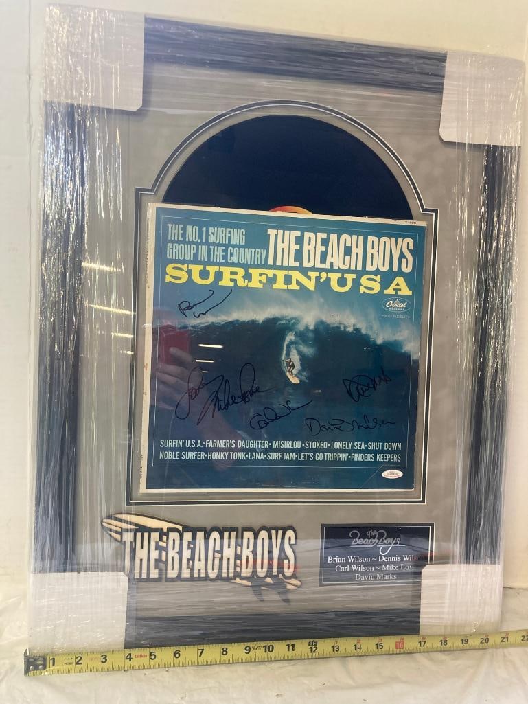 Beach Boys "Surfin USA" Signed Album Photo Frame 22 x 30 x 4 (1 of 3)