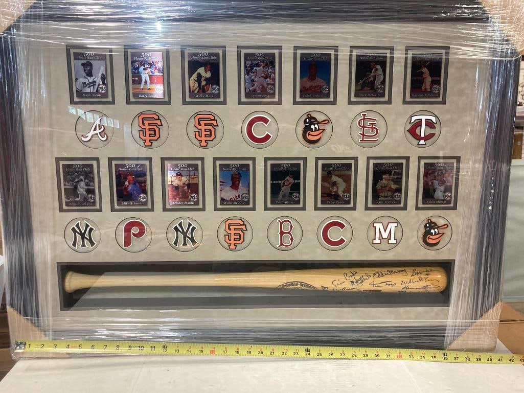 500 Home Run Club15 Signature Bat Photo Frame: 500 Home Run Club15 Signature Bat Photo Frame