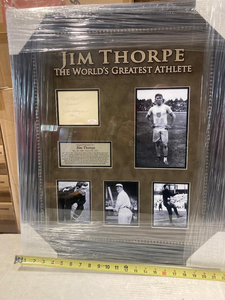 Jim Thorpe Signed Cut Photo Frame (1 of 4)