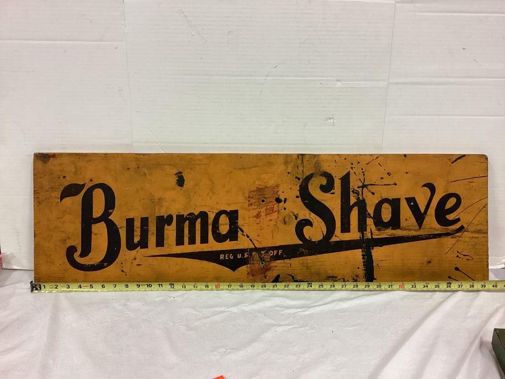 1920's "Burma Shave: Know How" Sign Seen On Route 66 40 x 12: 1920's "Burma Shave: Know How" Sign Seen On Route 66 40 x 12